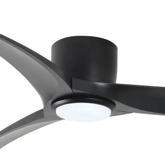 Zambelis  fekete-fehér LED mennyezeti csillár ventilátor (ZAM-25397) LED 1 izzós IP20