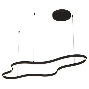 Zambelis  fekete-fehér LED függesztett lámpa (ZAM-25415) LED 1 izzós IP20