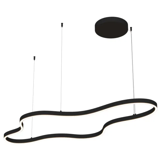 Zambelis  fekete-fehér LED függesztett lámpa (ZAM-25415) LED 1 izzós IP20