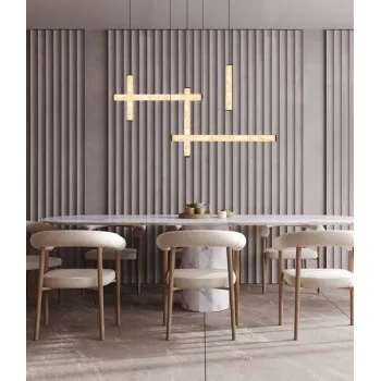 Zambelis  fekete-fehér LED függesztett lámpa (ZAM-25421) LED 1 izzós IP20