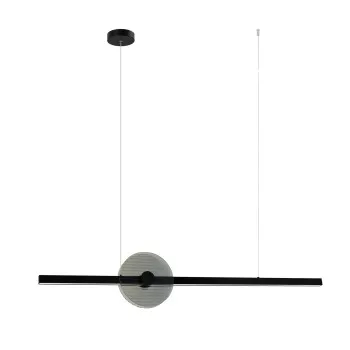 Zambelis  fekete-fehér LED függesztett lámpa (ZAM-25425) LED 1 izzós IP20
