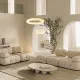 Zambelis  sárgaréz-fehér LED függesztett lámpa (ZAM-2544) LED 1 izzós IP20