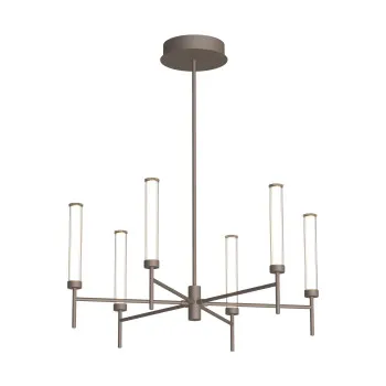 Zambelis  barna-fehér LED csillár (ZAM-25448) LED 1 izzós IP20