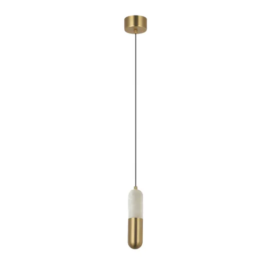 Zambelis  sárgaréz-fehér LED függesztett lámpa (ZAM-2545) LED 1 izzós IP20