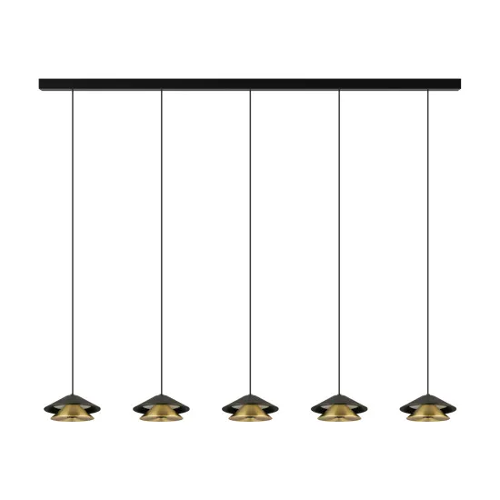 Zambelis  fekete LED függesztett lámpa (ZAM-25452) LED 1 izzós IP20
