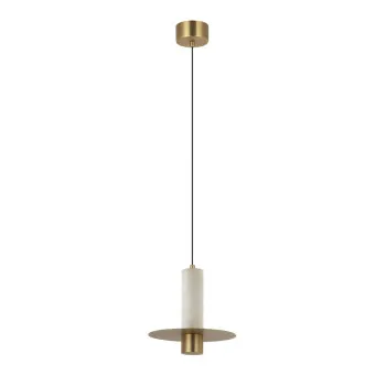 Zambelis  sárgaréz-fehér LED függesztett lámpa (ZAM-2549) LED 1 izzós IP20