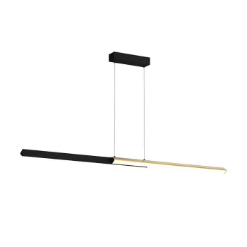 Zambelis  fekete-sárgaréz LED függesztett lámpa (ZAM-2559) LED 1 izzós IP20