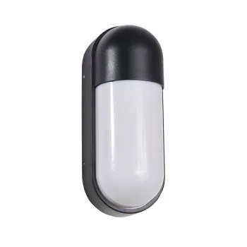 Zambelis  fekete-fehér LED kültéri fali lámpa (ZAM-E318) LED 1 izzós IP54