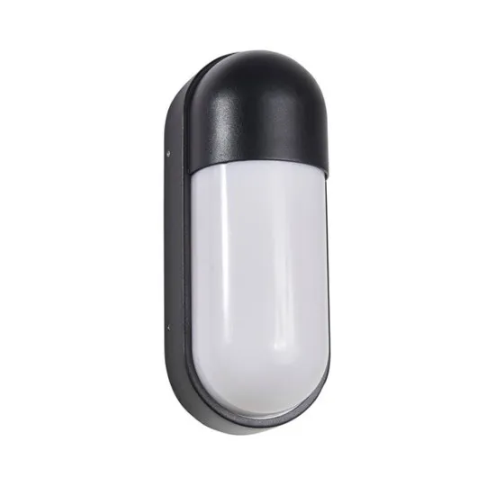 Zambelis  fekete-fehér LED kültéri fali lámpa (ZAM-E318) LED 1 izzós IP54