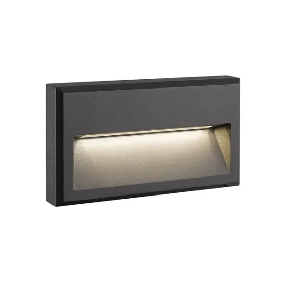 Zambelis  szürke LED kültéri fali lámpa (ZAM-E347) LED 1 izzós IP65