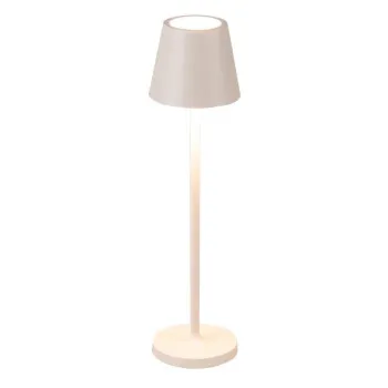 Zambelis  homokszínű hordozható LED kültéri asztali lámpa (ZAM-E371) LED 1 izzós IP54