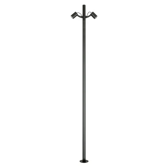 Zambelis  fekete LED kültéri állólámpa (ZAM-E405) LED 1 izzós IP65