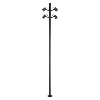 Zambelis  fekete LED kültéri állólámpa (ZAM-E406) LED 1 izzós IP65