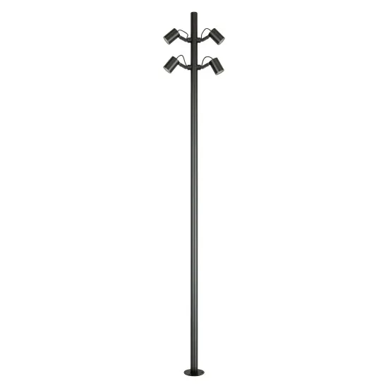 Zambelis  fekete LED kültéri állólámpa (ZAM-E406) LED 1 izzós IP65
