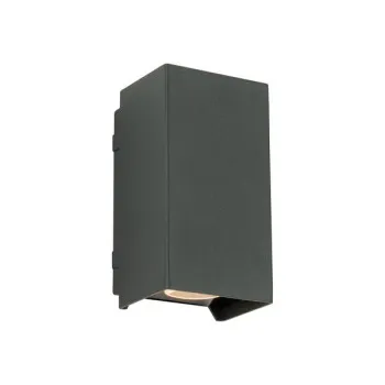 Zambelis  szürke-átlátszó LED kültéri fali lámpa (ZAM-E412) LED 1 izzós IP65