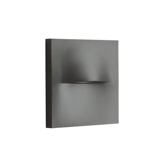 Zambelis  szürke-átlátszó LED kültéri fali lámpa (ZAM-E450) LED 1 izzós IP65