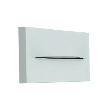 Zambelis  fehér-átlátszó LED kültéri fali lámpa (ZAM-E454) LED 1 izzós IP65