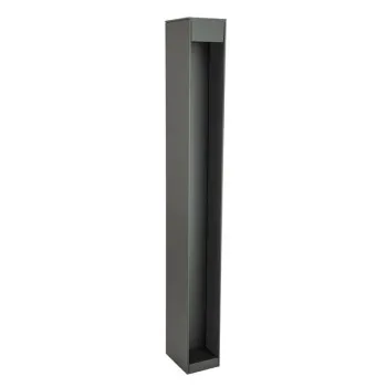 Zambelis  szürke-átlátszó LED kültéri állólámpa (ZAM-E467) LED 1 izzós IP65
