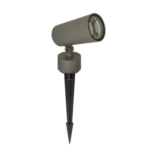 Zambelis  szürke-átlátszó LED kültéri leszúrható lámpa (ZAM-E470) LED 1 izzós IP65