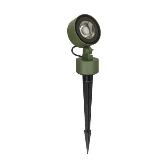 Zambelis  zöld-átlátszó LED kültéri leszúrható lámpa (ZAM-E473) LED 1 izzós IP65