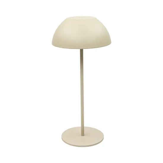 Zambelis  homokszínű hordozható LED kültéri asztali lámpa (ZAM-E486) LED 1 izzós IP44