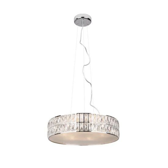 Maxlight Diamante króm-átlátszó függesztett lámpa (MAX-P0236) G9 5 izzós IP20