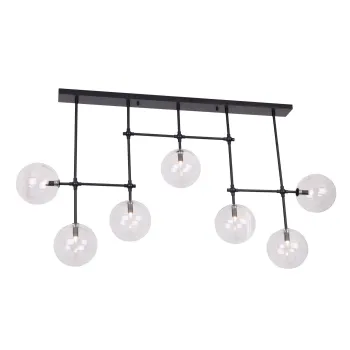 Maxlight Lollipop fekete-átlátszó függesztett lámpa (MAX-P0396) G9 7 izzós IP20 Maxlight Lollipop fekete-átlátszó függesztett lámpa (MAX-P0396) G9 7 izzós IP20