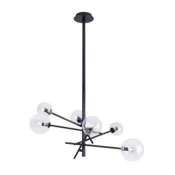 Maxlight Lollipop fekete-fehér függesztett lámpa (MAX-P0395) G9 6 izzós IP20 Maxlight Lollipop fekete-fehér függesztett lámpa (MAX-P0395) G9 6 izzós IP20