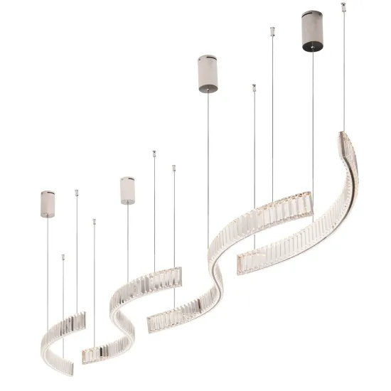 Maxlight Saphir króm LED függesztett lámpa (MAX-P0391) LED 1 izzós IP20