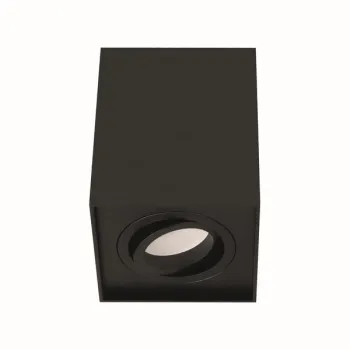 Maxlight Basic Square fekete mennyzeti lámpa (MAX-C0071) GU10 1 izzós IP20