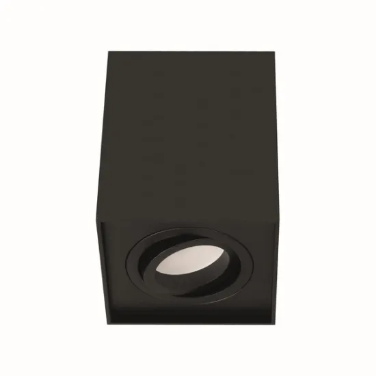 Maxlight Basic Square fekete mennyzeti lámpa (MAX-C0071) GU10 1 izzós IP20
