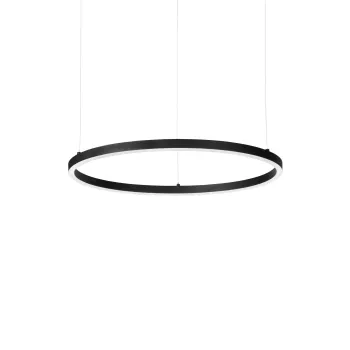 Ideal Lux Oracle Slim Round fekete LED függesztett lámpa (IDE-304380) LED 1 izzós IP20 Ideal Lux Oracle Slim Round fekete LED függesztett lámpa (IDE-304380) LED 1 izzós IP20