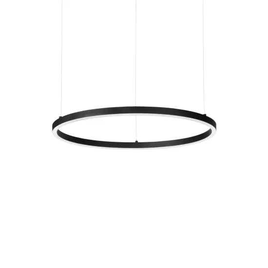 Ideal Lux Oracle Slim Round fekete LED függesztett lámpa (IDE-304380) LED 1 izzós IP20