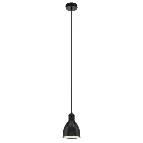 EGLO PRIDDY fekete függesztett lámpa (EG-49464) E27 1 izzós IP20