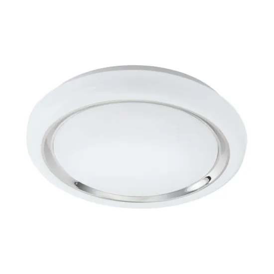 EGLO CAPASSO fehér-fehér-króm LED fali lámpa/mennyezeti lámpa (EG-96023) LED 1 izzós IP20