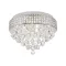 Zuma Capri króm-átlátszó kristály mennyezeti lámpa (ZU-19027-M) G9 6 izzós IP20