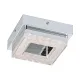 EGLO FRADELO króm-króm-átlátszó LED fali lámpa/mennyezeti lámpa (EG-95655) LED 1 izzós IP20