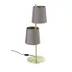 EGLO ALMEIDA 2 sárga-cappucino asztali lámpa  (EG-99611) E27 2 izzós IP20
