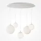 Maytoni Basic form fehér függesztett lámpa (MAY-MOD321PL-05W1) E27 5 izzós IP20