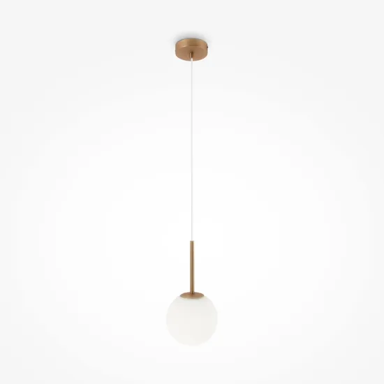 Maytoni Basic form arany-fehér függesztett lámpa (MAY-MOD321PL-01G1) E14 1 izzós IP20