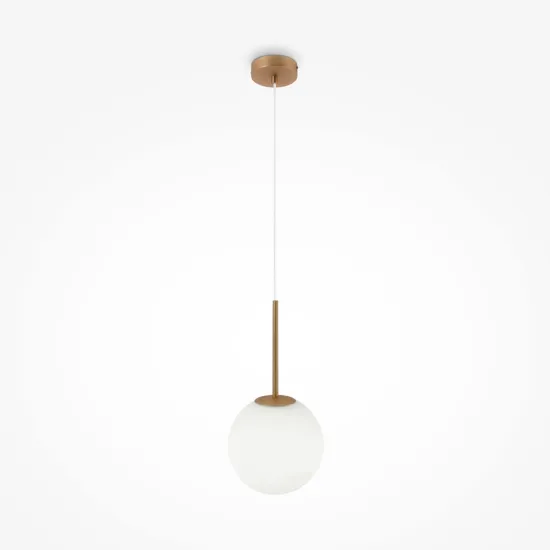 Maytoni Basic form arany-fehér függesztett lámpa (MAY-MOD321PL-01G3) E14 1 izzós IP20