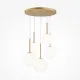 Maytoni Basic form arany-fehér függesztett lámpa (MAY-MOD321PL-05G1) E14 5 izzós IP20
