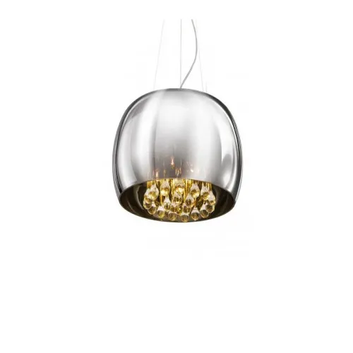 Azzardo Burn króm-átlátszó kristály függesztett lámpa/mennyezeti  lámpa (AZ-0699) G9 5 izzós IP20