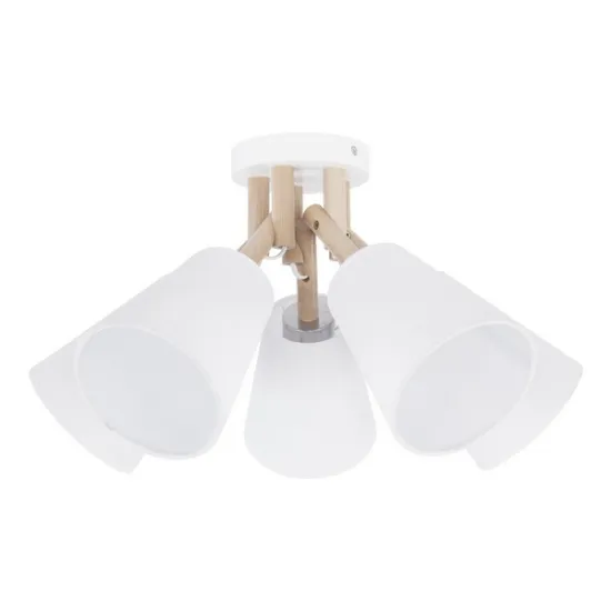 TK Lighting Vaio fehér mennyezeti lámpa (TK-666) E27 5 izzós IP20