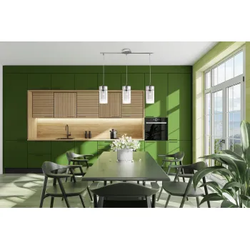 Searchlight Duo 1 króm-átlátszó függesztett lámpa (SL-3303-3CC) E14 3 izzós IP20