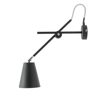 Aldex Arte fekete falikar (ALD-1008C1) E27 1 izzós IP20 Aldex Arte fekete falikar (ALD-1008C1) E27 1 izzós IP20