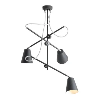 Aldex Arte fekete függesztett lámpa (ALD-1008E_1) E27 3 izzós IP20 Aldex Arte fekete függesztett lámpa (ALD-1008E_1) E27 3 izzós IP20