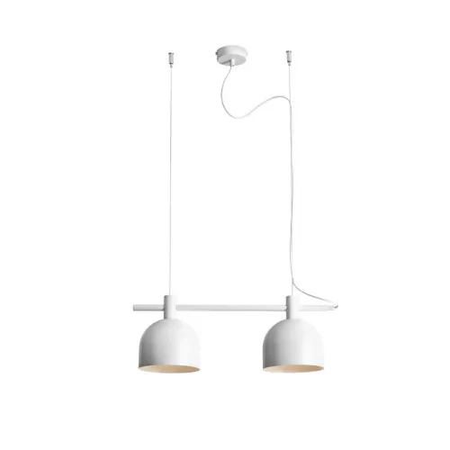 Aldex Beryl fehér függesztett lámpa (ALD-976H) E27 2 izzós IP20