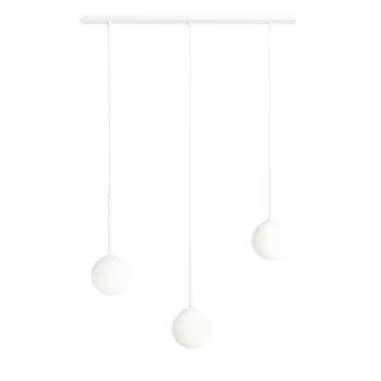 Aldex Bosso fehér függesztett lámpa (ALD-1087E) E14 3 izzós IP20