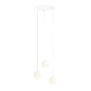 Aldex Bosso fehér függesztett lámpa (ALD-1087E_R) E14 3 izzós IP20